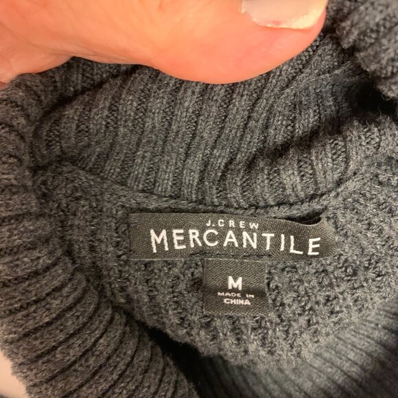 JCrew Mercantile Sweater Waffle Knit Preppy Timeless Classic Minimalist Size M - Picture 3 of 8